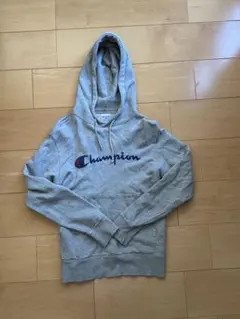【Ｓサイズ】Champion グレー フード付きパーカー