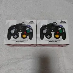 【新品未使用】ニンテンドー ゲームキューブコントローラー スマブラブラック2個