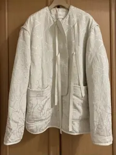 TODAYFUL トゥデイフル　ジャガードパイピングブルゾン　エクリュ36 美品