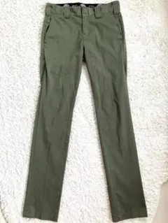 Dickies ストレッチナローパンツ カーキ28 143M40MH01