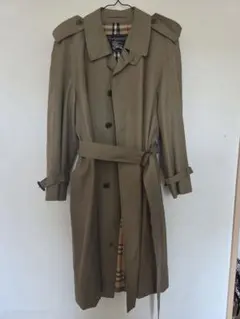 ベージュ トレンチコート ベルト付き