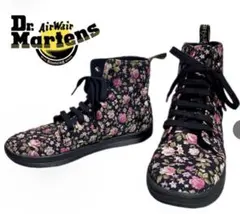 Dr. Martens フラワープリント ハイカットブーツ