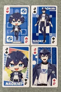 カラフルピーチ　なおきり　トランプ4枚セット