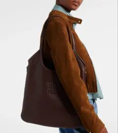 未使用品　MIU MIU Ivy レザー バッグ　鑑定済みのサムネイル