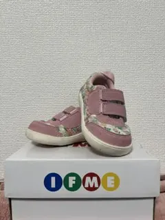 IFME 花柄 ピンク スニーカー