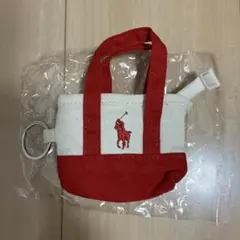 ラルフローレン ミニトートバッグ型キーホルダー チャーム