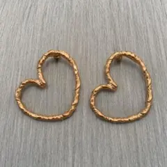 y2k ハートのデザインピアス