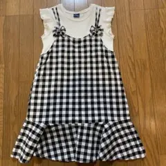 Crescent チェック柄ワンピース 120