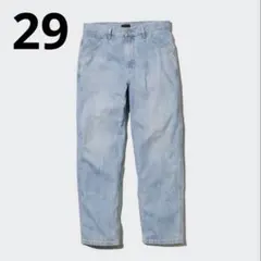 ⭐︎ ユニクロ UNIQLO ワイドフィットジーンズ 444591 29 水色