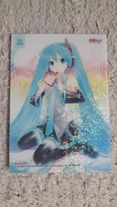 初音ミク キラキラクリアカードコレクションガム No.1