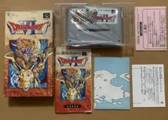 ドラゴンクエストVI 幻の大地　箱説明書マップハガキ付属　スーパーファミコン
