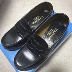 HARUTA ブラック ローファー 22cm 2EE合皮