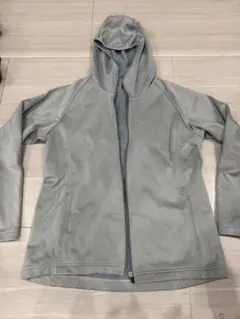 UNIQLO グレー フリース パーカー フード付き