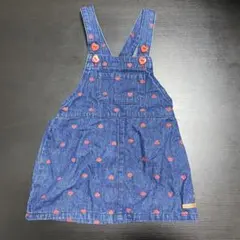 futafuta フタフタ　ジャンパースカート　80cm ハート柄