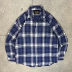 ヴィンテージ　ヘビーネルシャツ　長袖シャツ　チェック　90s　肉厚　アメカジ