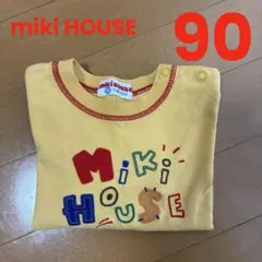 mikiHOUSE ロンT 長袖 ロゴ　Tシャツ 80 90 レトロ