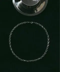 【新品未使用品】CENE ボリュームチェーンネックレス シルバー