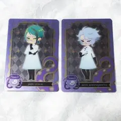 ツイステ《ジェイド アズール》メタカ メタルカード 実験着
