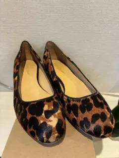 COLE HAAN レオパード柄 フラットシューズ 6 1/2 B
