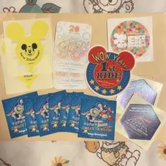 ディズニー　パーク　ステッカー