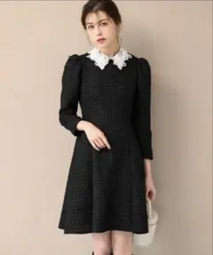 MISCH MASCH ミッシュマッシュ ミニツイードワンピース