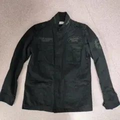 ブラックミリタリージャケット