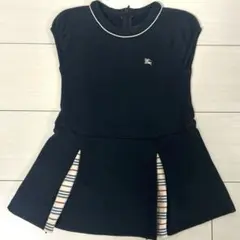 Burberry Londonブラックフレアワンピース 半袖　90cm