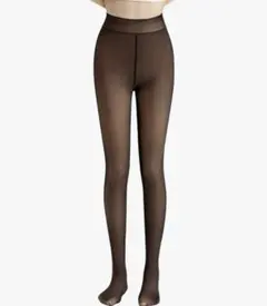 フェイクタイツ❣️裏起毛 レディース 透け感 ストッキング風 美脚 厚手 極暖