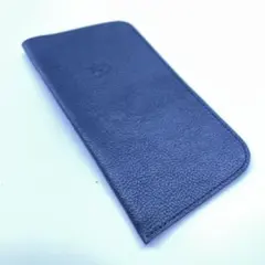 新品同様　ILBISONTE レザー メガネケース ブラック　◇