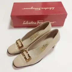 Ferragamo フェラガモ ヴァラ パンプス 5.5C 箱付