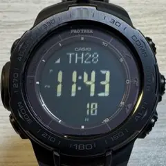 カシオ プロトレック PRW-3100Y-1B ソーラー電波 ブラック