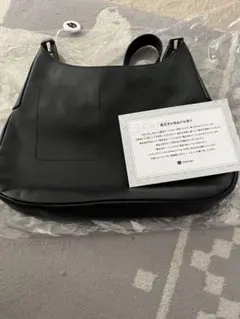 極美品　PRADA ブラックレザー ショルダーバッグ