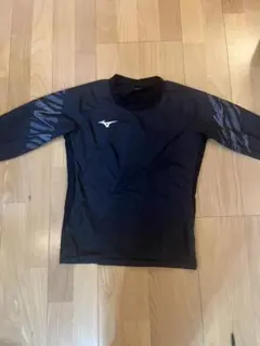 Mizuno 黒 長袖スポーツシャツ 150