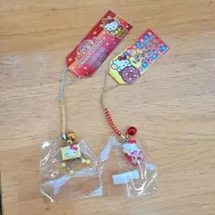 【ご当地キティ】ハローキティ 根付け ストラップ 九州地方(福岡・長崎)セット