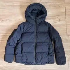 UNIQLO シームレスダウンパーカー　ダウンジャケット　S ネイビー