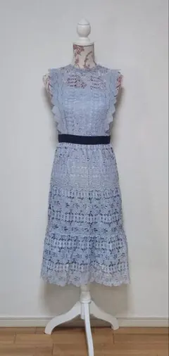 美品　prima scherrer レース　ワンピースのサムネイル