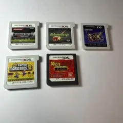 【動作確認済み】3DS カセット 5点セット
