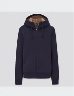 UNIQLO ボアパーカー　ネイビー