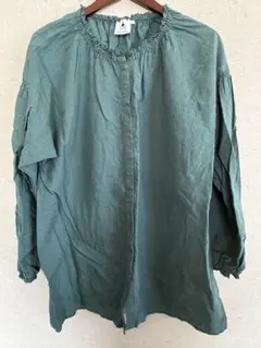 ニコアンド　ブラウス グリーン