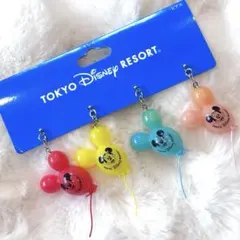 【匿名配送】ディズニー バルーン ピアス 4色セット ミッキーマウス