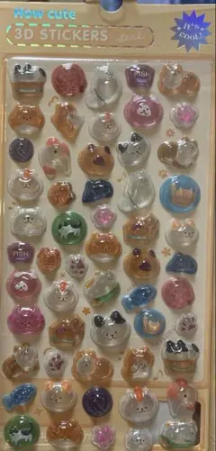 ボンボンドロップ　ボンドロ　3D ウォーター　シール　ブロックタイルシール