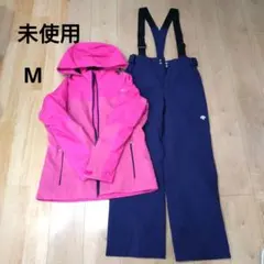 未使用　デサント　レディース　スキーウェア　スノボウェア　上下セット　M ピンク