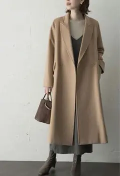 新品　アーバンリサーチロッソ　カシミヤ混チェスターコート