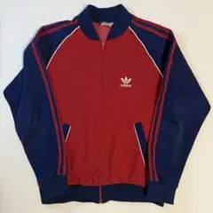 adidas トラックジャケット　台湾製 オールドモデルエイティーズ〉80年代初期台湾製adidasトラック