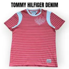 TOMMY HILFIGER DENIM 半袖 Tシャツ ボーダー Lサイズ