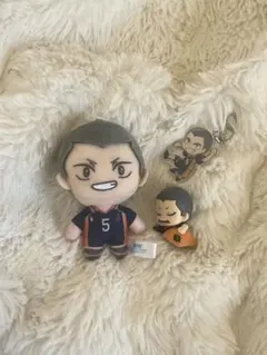 ハイキュー!! 田中龍之介 まとめ売り ぬいぐるみ、おねむたん、キーホルダー