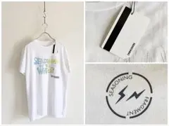 未使用タグ付 SEASONING & FRAGMENT Tシャツ 白 藤原ヒロシのサムネイル