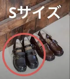 しまむら　青木美沙子　m♡petit ローファー　ブラック　Sサイズのサムネイル
