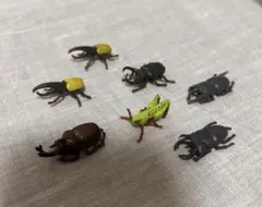 昆虫 バスボール バスボムミニトイ フィギュア 7体セット
