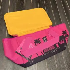 【新品未使用】Trader Joe’sミニクーラーバッグ 蛍光ピンク